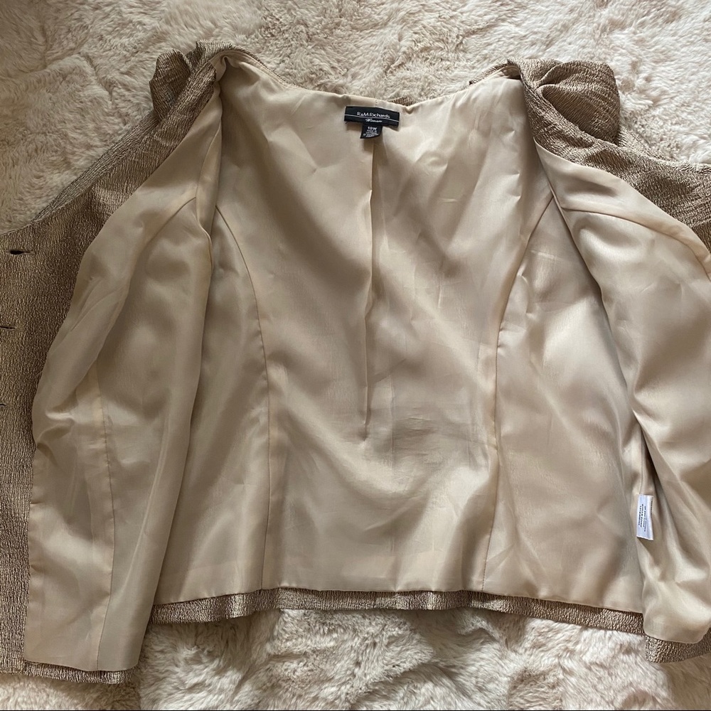 R&M Richards Gold Blazer - Picture 7 of 9